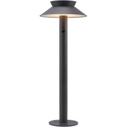 NORDLUX Aussenlampe Justina Grau Metall B 23 H 60 cm - Farbe: anthrazit - Aussenlampe