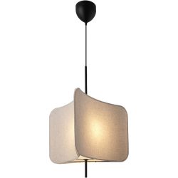 NORDLUX Pendellampe Tinto Schwarz Metall/Stoff B 50 H 68 cm - Material: Stoff/Metall - Pendellampe