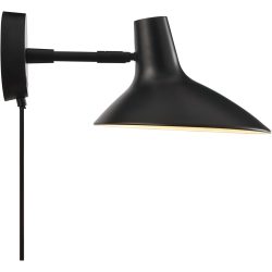 NORDLUX Wandlampe Darci Schwarz Metall B 22.4 cm H 15.5 cm - Wandlampe