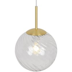 NORDLUX Pendellampe Chisell Edelstahl Metall B 25 H 38 cm - Farbe: messing - Pendellampe