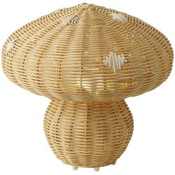 NORDLUX Tischlampe Allie Braun Rattan B 30 cm H 28.8 cm - Tischlampe