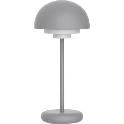 Tischlampe Smukke Grau Kunststoff B 14 cm H 30.5 cm - Material: Polycarbonat - Tischlampe