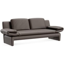 Sofa Astra Braun Leder B 308 T 83 cm - Farbe: Larina - braun 82 - Möbel Konfigurator: Traummöbel individuell zusammenstellen