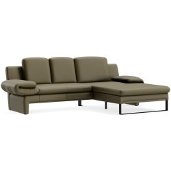 Ecksofa Astra Grün Stoff B 321 T 168 cm - Farbe: Touch - 875 khaki - Möbel Konfigurator: Traummöbel individuell zusammenstellen
