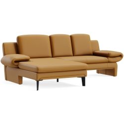 Ecksofa Astra Gelb Stoff B 321 T 168 cm - Farbe: Touch - 852 senf - Möbel Konfigurator: Traummöbel individuell zusammenstellen