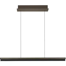 Pendellampe Puerto Aluminium bronze eloxiert 44W LED - LED- LED Energiesparlampe