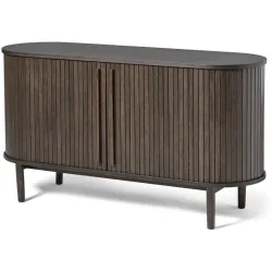Sideboard Ophang Braun Holzwerkstoff B 140 T 45 cm - Farbe: Eiche dunkel - Sideboard