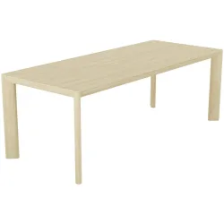 Esstisch Massivo Braun Holz B 220 cm - Farbe: Asteiche geölt - Möbel Konfigurator: Traummöbel individuell zusammenstellen - Esstisch