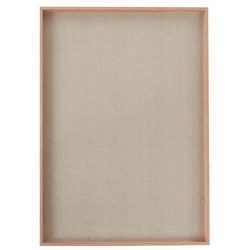 Pinnwand OYOY Beige Baumwolle/Kork B 55 H 78 cm - Farbe: Nature - Organizer