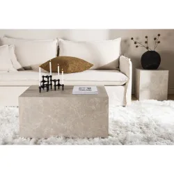 Salontisch Yalar Beige MDF B 60 cm - Salontisch