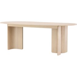 Esstisch Taura Braun Holzwerkstoff/MDF B 220 cm - Farbe: Hellbraun - Esstisch