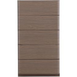 Kommode Noska Beige MDF B 55 T 35 cm - Farbe: Mokka - Kommode