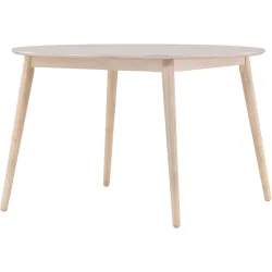 Esstisch Frigo Braun Holz/MDF B 120 cm - Farbe: Hellbraun - Material: Gummibaum - Esstisch