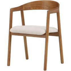 Armlehnstuhl 2er-Set Lift Braun Holz B 53 cm - Material: Eschenholz - Armlehnstuhl 2er-Set