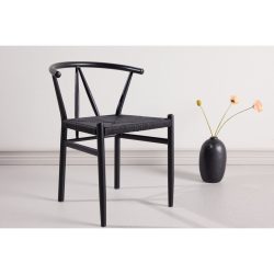 Stuhl Stol Schwarz Stahl B 55 cm - Stuhl