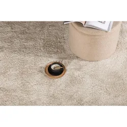 Teppich Wandir Beige Polypropylen B 230 T 160 cm - Material: 70% Polypropylen / 30% Jute - Teppich