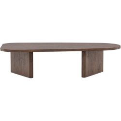 Salontisch Grimdal Braun MDF B 130 cm - Farbe: Mokka - Salontisch