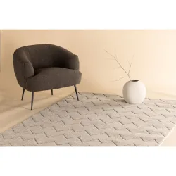 Teppich Fika Braun Polyester B 290 T 200 cm - Teppich