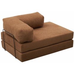Bettsofa Foldbar Braun Stoff B 140 T 95 cm - Material: Fabric: 100% CHENILLE - Bettsofa
