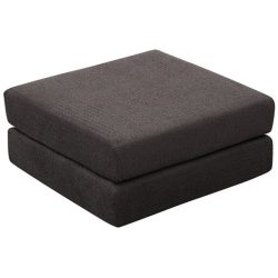 Bettsofa Foldbar Grau Stoff B 95 T 95 cm - Farbe: anthrazit - Material: Fabric: 100% CHENILLE - Bettsofa