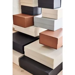 Aufbewahrungsbox OYOY Schwarz Karton B 17 T 24 H 12 cm - Aufbewahrungsbox