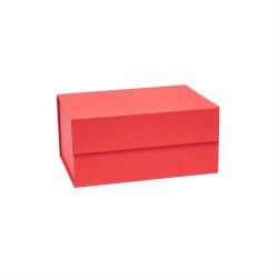Aufbewahrungsbox OYOY Rot Karton B 17 T 24 H 12 cm - Farbe: Kirschrot - Aufbewahrungsbox