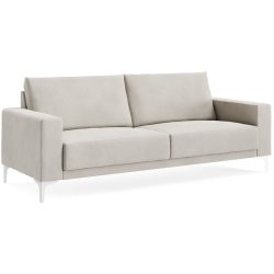 Sofa Bivio Braun Stoff B 214 T 88 cm - Farbe: OSAKA - 9 cappuccino - Möbel Konfigurator: Traummöbel individuell zusammenstellen - Sofa