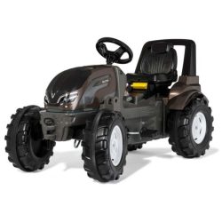 RollyFarmtrac Valtra Rolly Toys Braun/Schwarz Kunststoff - Trettraktor