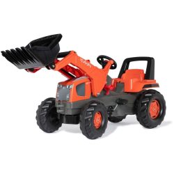 RollyJunior Kubota M7-174 Rolly Toys Rot Kunststoff - Farbe: rot/grau - Trettraktor