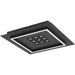 Deckenlampe Balazote Schwarz Dimmbar B 36 cm