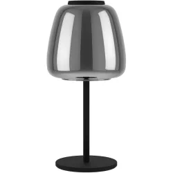 Tischlampe Alfero Schwarz Stahl H 34.5 cm 1000 lm - LED- LED Energiesparlampe