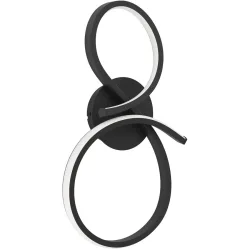 Wandlampe Serpins Schwarz Aluminium/Stahl 1400 lm B 7.5 cm - LED- LED Energiesparlampe