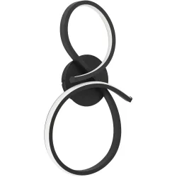 Wandlampe Serpins Schwarz Aluminium/Stahl 1400 lm B 7.5 cm - LED- LED Energiesparlampe