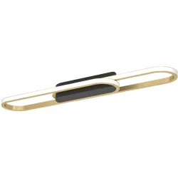 Deckenlampe Conivarena Schwarz, messing 2500 lm B 17 cm