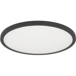 Deckenlampe Sarsina-Z Schwarz 4300 lm Dimmbar B 45 cm
