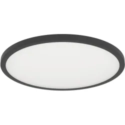 Deckenlampe Sarsina-Z Schwarz 4300 lm Dimmbar B 45 cm