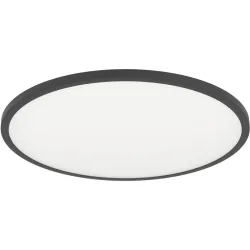 Deckenlampe Sarsina-Z Schwarz 5800 lm Dimmbar B 60 cm