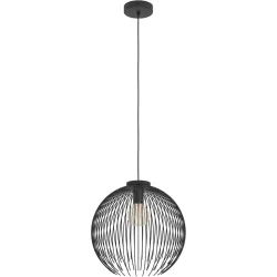 Pendellampe Venezuela Schwarz B 40 cm