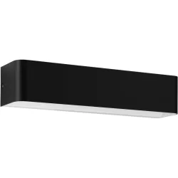 Wandlampe Sania 4 Schwarz weiss Aluminium 1400 lm B 9 cm - Farbe: Schwarz;weiss