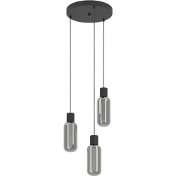 Pendellampe Maione Schwarz B 30 cm