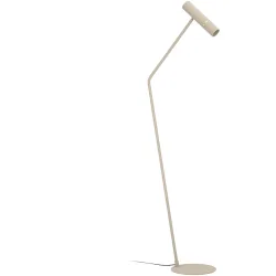 Stehlampe Caminia Sandfarben, messing-gebürstet H 158.5 cm