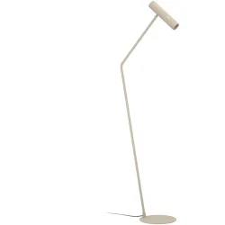 Stehlampe Caminia Sandfarben, messing-gebürstet H 158.5 cm