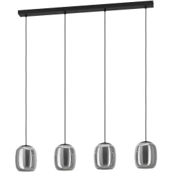 Hängelampe CIAMPINO LED 96x110cm 28W braun