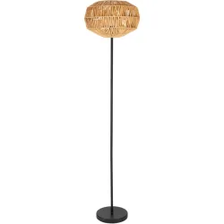 Stehlampe Sheldon Schwarz H 153.5 cm