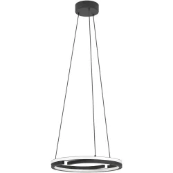 Pendellampe Mezzomonte Schwarz Dimmbar B 48 cm
