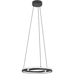 Pendellampe Mezzomonte Schwarz Dimmbar B 48 cm
