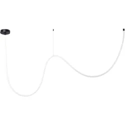 LED-Stripe Glow Schwarz-struktur Kunststoff/Aluminium T 2.2 cm - LED- LED Leuchtmittel
