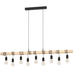 Pendellampe Townshend Braun, schwarz B 10 cm
