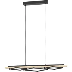 Pendellampe Boyal Schwarz, braun Dimmbar B 40 cm