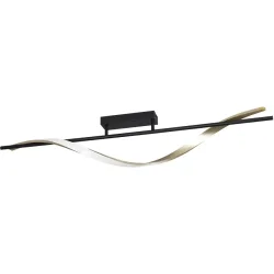 Deckenlampe Conaprato Schwarz, messing-gebürstet 2500 lm B 16 cm